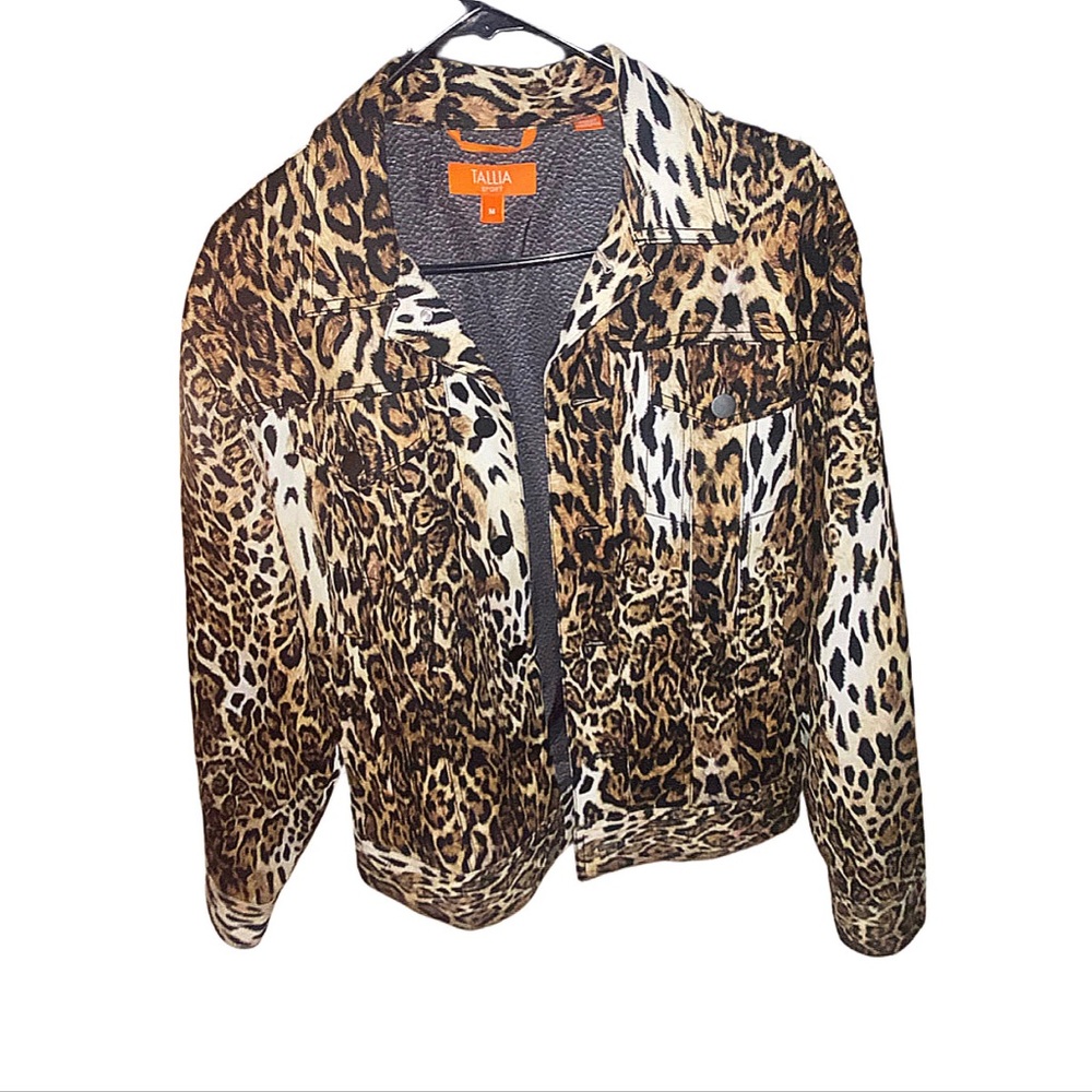 Leopard print Neiman Marcus TALLIA jacket!